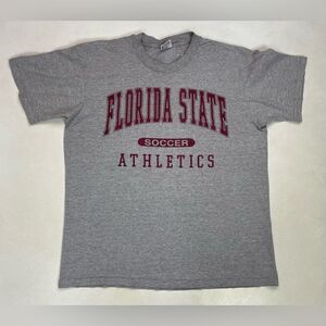 VINTAGE Florida State Soccer Athletics T-shirt Men Large USA 90s Single Stitch